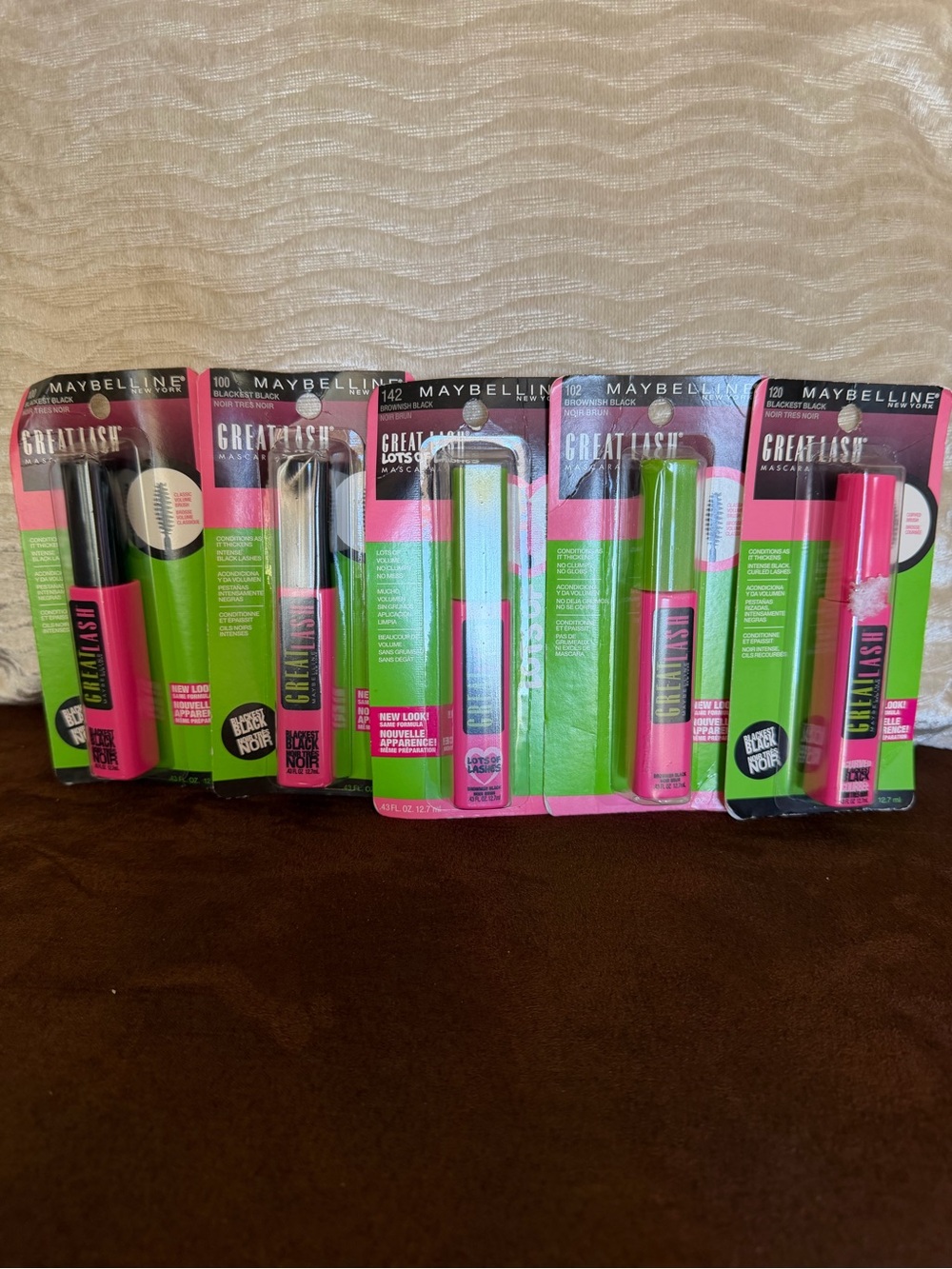5 Great Lash Mascara Duo Packaging in Pink and Green
